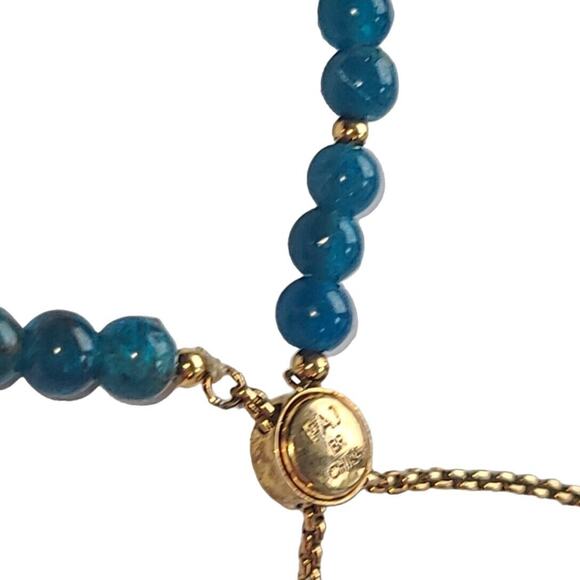 Prime Art & Jewel Blue Stone Bracelet Signed‎ PAJ BR - Picture 4 of 12